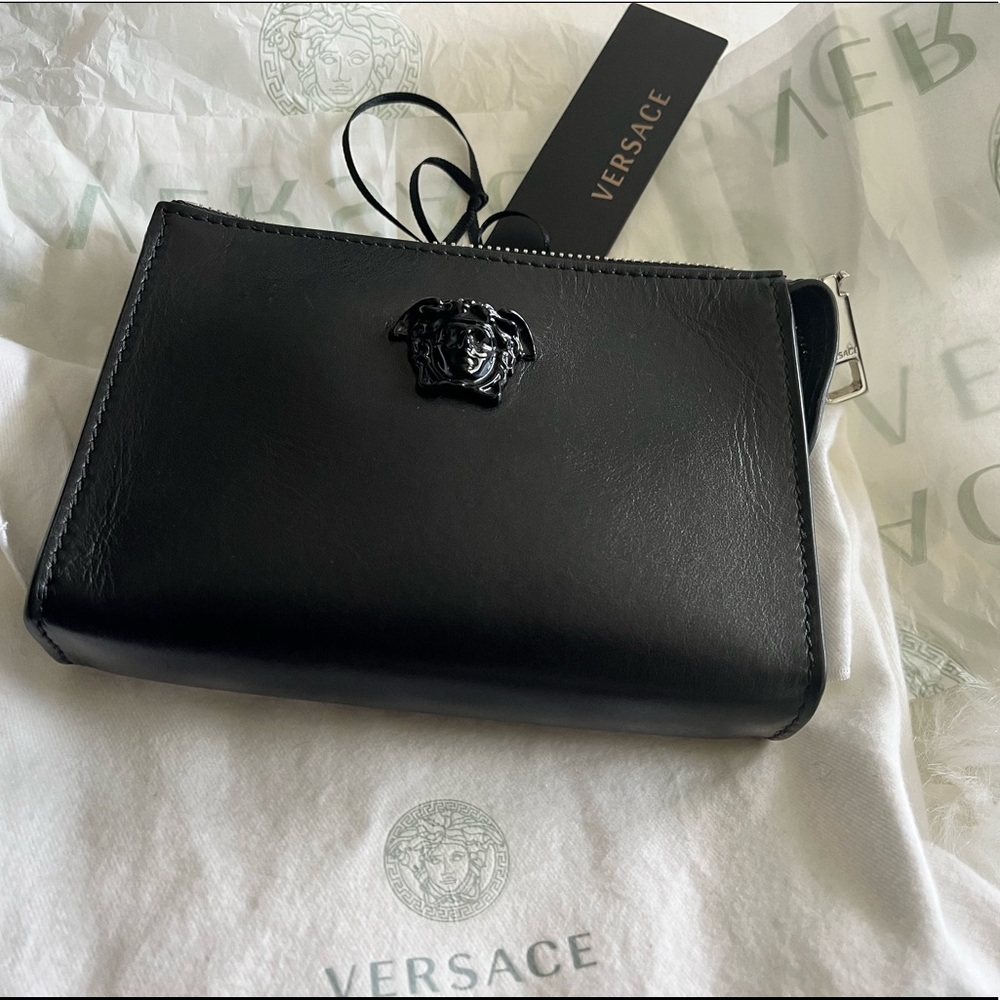 Versace Medusa Pouch - Black